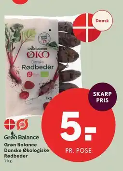 SPAR Grøn Balance Danske Økologiske Rødbeder tilbud