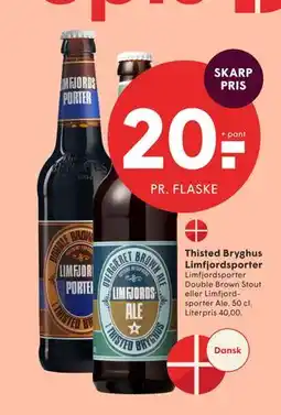 SPAR Thisted Bryghus Limfjordsporter tilbud