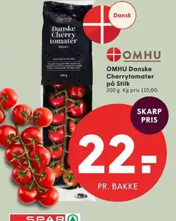 SPAR OMHU Danske Cherrytomater på Stilk tilbud