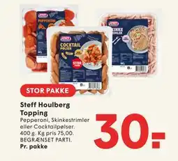 SPAR Steff Houlberg Topping tilbud
