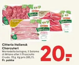 SPAR Citterio Italiensk Charcuteri tilbud