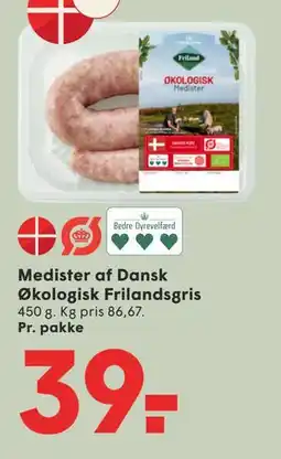SPAR Medister af Dansk Økologisk Frilandsgris tilbud