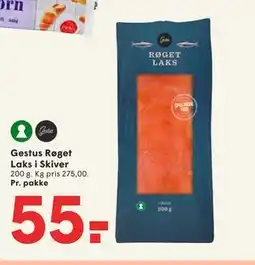SPAR Gestus Røget Laks i Skiver tilbud