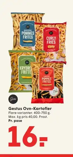 SPAR Gestus Ovn-Kartofler tilbud