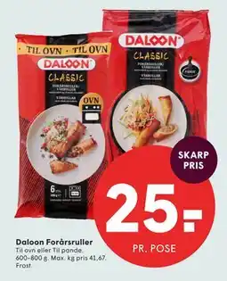 SPAR Daloon Forårsruller tilbud