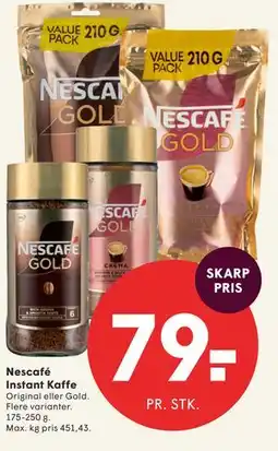 SPAR Nescafé Instant Kaffe tilbud