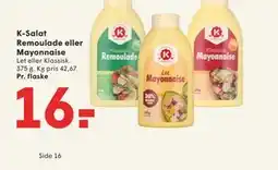 SPAR K-Salat Remoulade eller Mayonnaise tilbud
