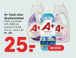 SPAR A+ Vask eller Skyllemiddel tilbud