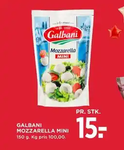 MENY GALBANI MOZZARELLA MINI tilbud