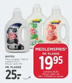 MENY BIOTEX tilbud