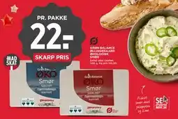 MENY GRØN BALANCE ØLLINGEGAARD ØKOLOGISK SMØR tilbud