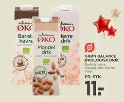 MENY GRØN BALANCE ØKOLOGISK DRIK tilbud