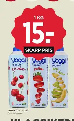 MENY YOGGI YOGHURT tilbud