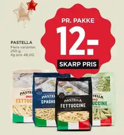 MENY PASTELLA tilbud