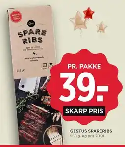 MENY GESTUS SPARERIBS tilbud