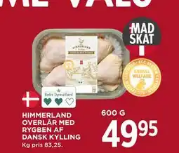 MENY HIMMERLAND OVERLÅR MED RYGBEN AF DANSK KYLLING tilbud