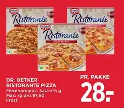 MENY DR. OETKER RISTORANTE PIZZA tilbud