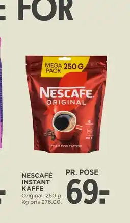 MENY NESCAFÉ INSTANT KAFFE tilbud