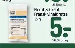 REMA 1000 Nemt & Grønt Fransk vinaigrette tilbud