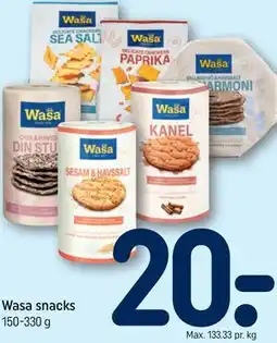 REMA 1000 Wasa snacks tilbud