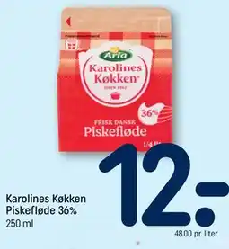 REMA 1000 Karolines Køkken Piskefløde 36% tilbud