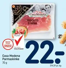 REMA 1000 Casa Modena Parmaskinke tilbud