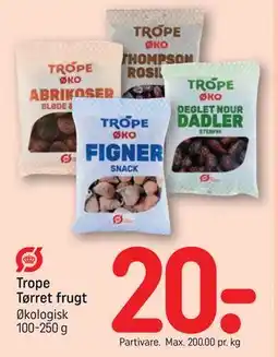 REMA 1000 Trope Tørret frugt tilbud