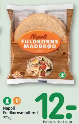 REMA 1000 Napoli Fuldkornsmadbrød tilbud