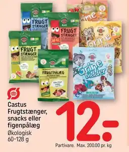 REMA 1000 Castus Frugtstænger, snacks eller figenpålæg tilbud