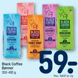 REMA 1000 Black Coffee Bønner tilbud