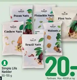 REMA 1000 Simple Life Nødder tilbud