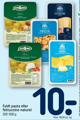 REMA 1000 Fyldt pasta eller fettuccine naturel tilbud