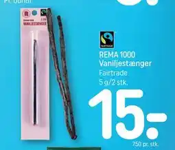 REMA 1000 REMA 1000 Vaniljestænger tilbud