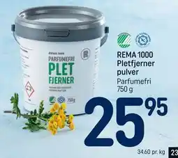 REMA 1000 REMA 1000 Pletfjerner pulver tilbud