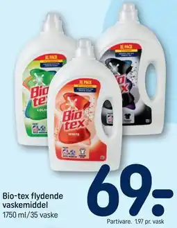 REMA 1000 Bio-tex flydende vaskemiddel tilbud