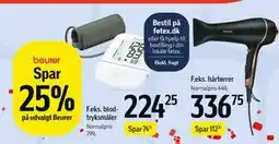 Føtex Spar 25% på udvalgt Beurer tilbud