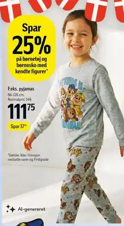 Føtex Spar 25% på børnetøj og børnesko med kendte figurer tilbud