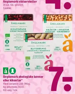 Coop 365 Änglamark økologiske bønner eller kikærter tilbud