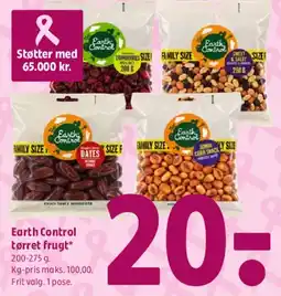 Coop 365 Earth Control tørret frugt tilbud