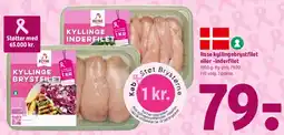 Coop 365 Rose kyllingebrystfilet eller -inderfilet tilbud