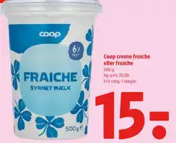 Coop 365 Coop creme fraiche eller fraiche tilbud