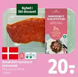 Coop 365 Dansk Kalv marineret kalvestek tilbud