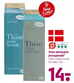 Coop 365 Thise økologisk jerseymælk tilbud