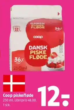 Coop 365 Coop piskefløde tilbud