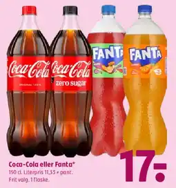 Coop 365 Coca‑Cola eller Fanta tilbud