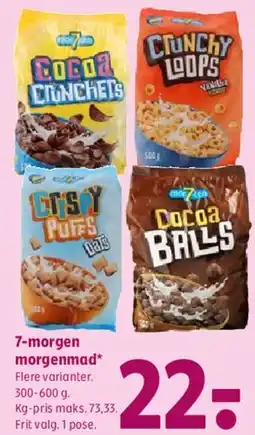 Coop 365 7-morgen morgenmad tilbud