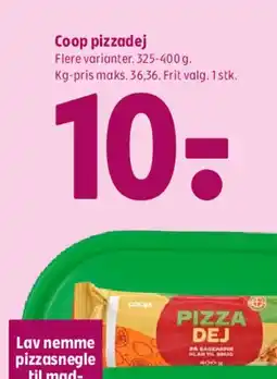 Coop 365 Coop pizzadej tilbud