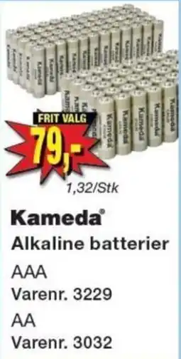 Harald Nyborg Kameda Alkaline batterier AAA AA tilbud