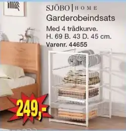 Harald Nyborg Sjöbo Home Garderobeindsats tilbud