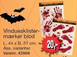 Harald Nyborg Vinduesklistermærker blod tilbud